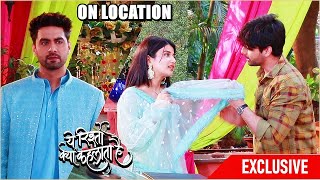 YRKKH: Roop Ne Pakda Abhira Ka Dupatta; Abhiraj Roop Ko Saath Dekh Armaan Hua JEALOUS | ON LOCATION