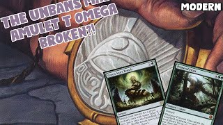 The Unbans Made Amulet T OMEGA BROKEN?! | GSZ Titan | Modern Prelim | MTGO