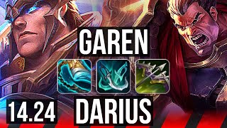 GAREN vs DARIUS (TOP) | Dominating | NA Grandmaster | 14.24