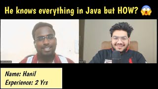 Java Spring Boot 2 Yrs Interview Experience