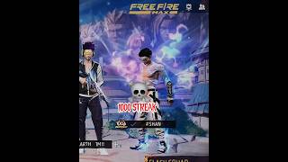 300 Vs 1000 Streak #shorts #trending#free fire