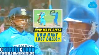 Sachin \u0026 MS Dhoni's Brutal Unbelievable SIXES | Lost Many Balls | INDvWI 2007 !!