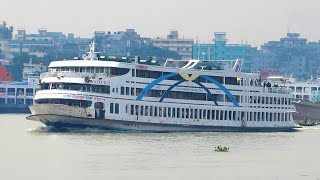 M.V. MAYOUR-7 (Dhaka To Chandpur Launch) M-9873 Luxurious Passenger Ship Of Flying Birds Corporation