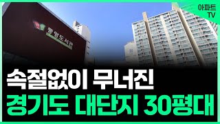 억대로 빠진 경기도 대단지 국민평수 30평대, 1000세대이상 아파트는? 하락률 TOP5 공개!