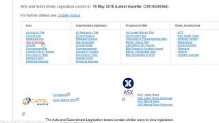 Lexis Advance Tutorial: Browsing Legislation by Year and Number