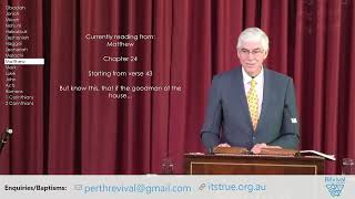 210822 - Be Prepared for Jesus Is Coming Like a Thief in the Night - Pr Kevin Quirk - Yangebup.