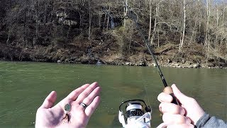 River TROUT Fishing with EPIC Spinner