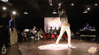 Waacking 2on2 best 16 Mens Waack Japan vs 最萌身高差 | 20160227 Battle Field Fighter Vol.1