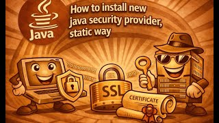 How to install new java security provider, static way