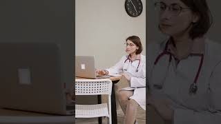 A doctor using laptop #Shorts #doctors #patient #surgery #medicine #hospital #clinic #healthcare