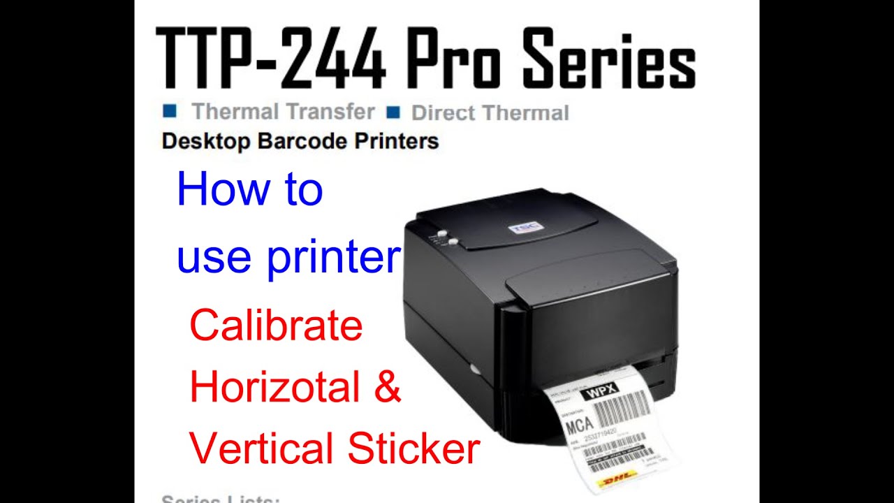 How To Download And Install TSC TTP 244 Pro Driver | Barcode Printer ...