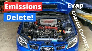 Charcol Canister/Evap Delete Subaru sti!