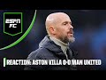 Is Erik ten Hag’s Manchester United job safe after goalless Aston Villa draw? | ESPN FC