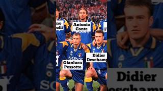 Antonio Conte & juventus squad Vs ajax 1996 champions league final
