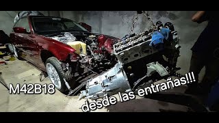 armando y montando el motor del e36!!