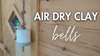 Air dry clay art ( beginners ) - DIY clay bells - easy + budget friendly