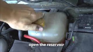 How to drain coolant - Opel/Vauxhall Astra, Zafira, Vectra, Meriva, Corsa,