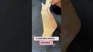 How To Cut Chicken Wings To Lolipop | 😱🔥 #shorts