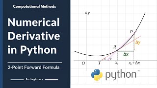 Numerical Derivative in Python: 2-Point Forward Formula