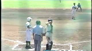 正則VS聖学院　先制ホームラン　海津(全国高等学校野球選手権大会)