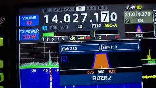 QRP SDR XIEGU X6100 Vs ELECRAFT K3 - hear weak cw signal in Italy