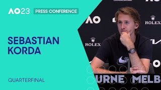 Sebastian Korda Press Conference | Australian Open 2023 Quarterfinal
