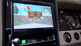 Alpine IVA-D511R Motorised-Screen multimedia system in a Bentley