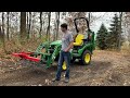 loader mounted landscape rake heavy hitch 60