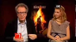 Interview with The Book Thief Sophie Nelisee and Geoffrey Rush