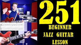 251 Beginner Jazz Guitar Lesson. Why is the 251 so important? 🧐