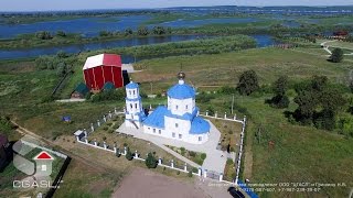 Аэросъемка села Балахчино (Алексеевский район, Казанско - Богородицкая церковь)