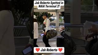 OMG! JAK ROBERTO SPOTTED IN NAIA TERMINAL 2!❤️ #jakroberto #shorts @MaritesAkoTV