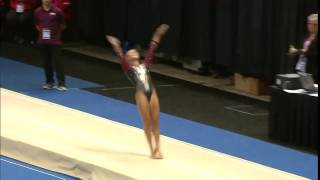 Breanne Millard - Tumbling Pass 1 - 2017 USA Gymnastics Championships