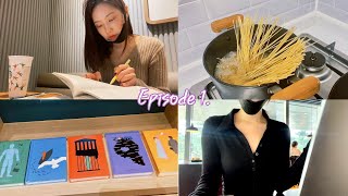 브이로그 ep1. 혼자 일하는 사람의 루틴은.. 어디서 일해요? 👩🏻‍💻