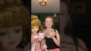 So i broke Piper 😭 my haunted doll #haunteddoll #spookyseason