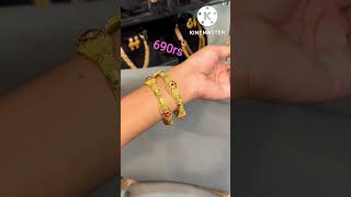 690rs free shipping whatsapp 7013573487 | micro finish daily wear bangles hit design