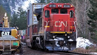 Some of CN’s Best Power on the Mainline! Double EMD SD60s, C40-8 DPU, CP and SRY Trains