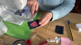 🌹 fantastic gift idea KEY RING with application Creative sewing tutorial susi January 29, 2025