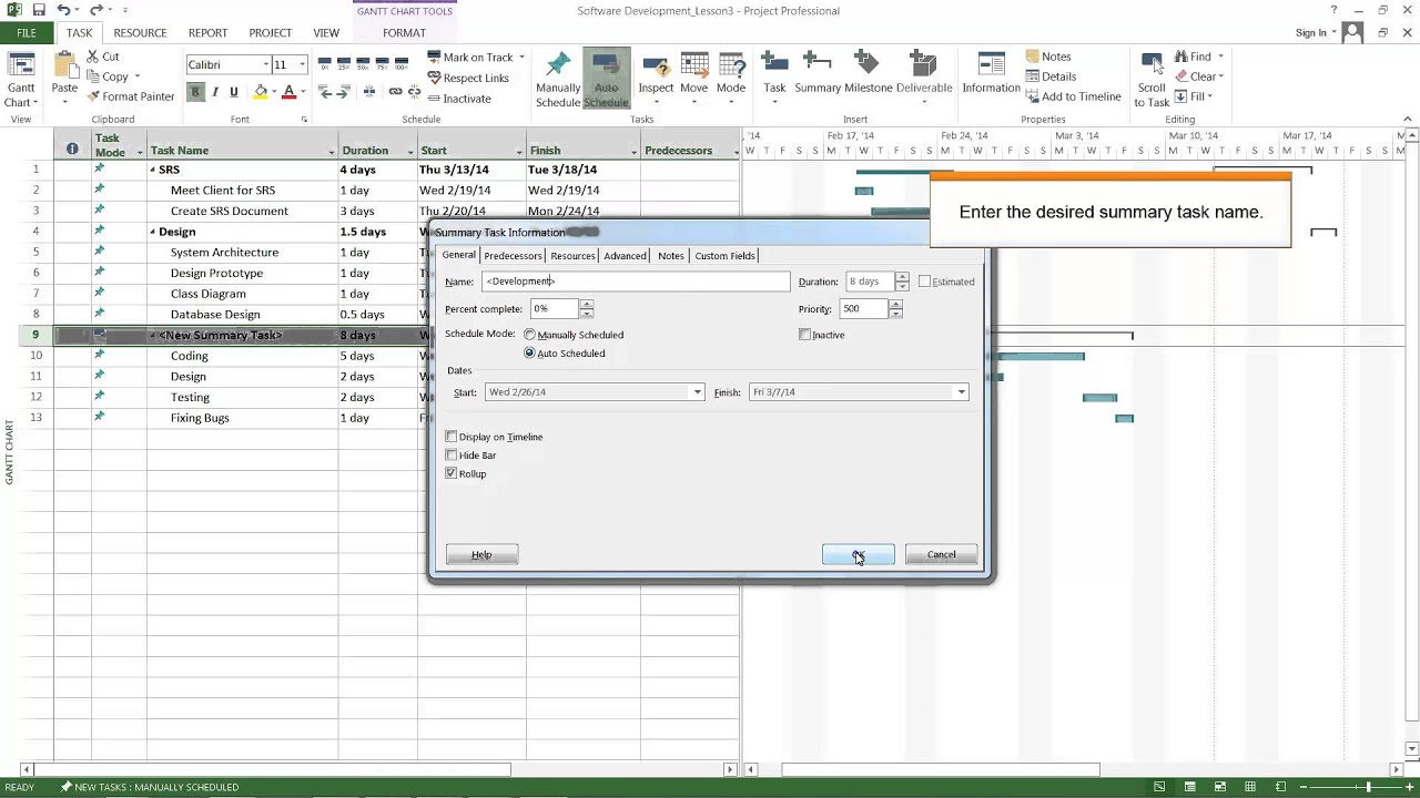 Learn Microsoft Project Microsoft Project Video Tutorial Part 2