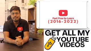 💾 My Complete Youtube Videos Offline (2016-2022) || With Study Plan and More !!