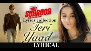 TERI YAAD Video Song | TERAA SURROOR | Himesh Reshammiya, Badshah