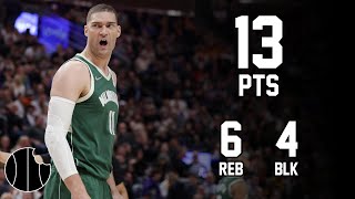 Brook Lopez Highlights | Celtics vs. Bucks | 28th Oct 2024