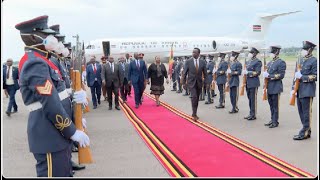 Watch How RUTO Arrives in Uganda Entebbe, received like a KING!!Second Trip This Year!