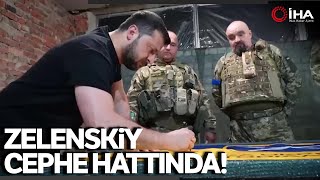 Zelenskiy’den Donetsk’teki Cephe Hattına Ziyaret