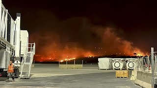 شاهد: عواصف في شمال إيطاليا وحرائق في صقلية في الجنوب