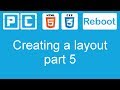 HTML5 and CSS3 beginners tutorial 38 -  creating a website layout [part 5]