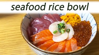 【kaisendon】How to make to seafood rice bowl