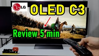 LG OLED C3: REVIEW COMPLETA EN 5 MINUTOS / Smart TV 4K webOS / Dolby Vision