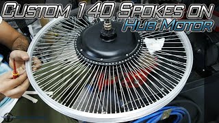 140 Spokes Rim on 48Volt 1000Watt Hub Motor