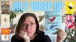 I got blackmailed to finish this book ❌☠️❌ July Reading Wrap up